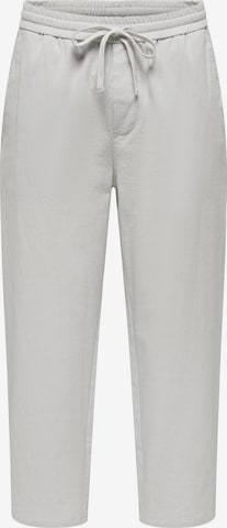 Only & Sons Loose fit Pants 'Laus' in Beige: front