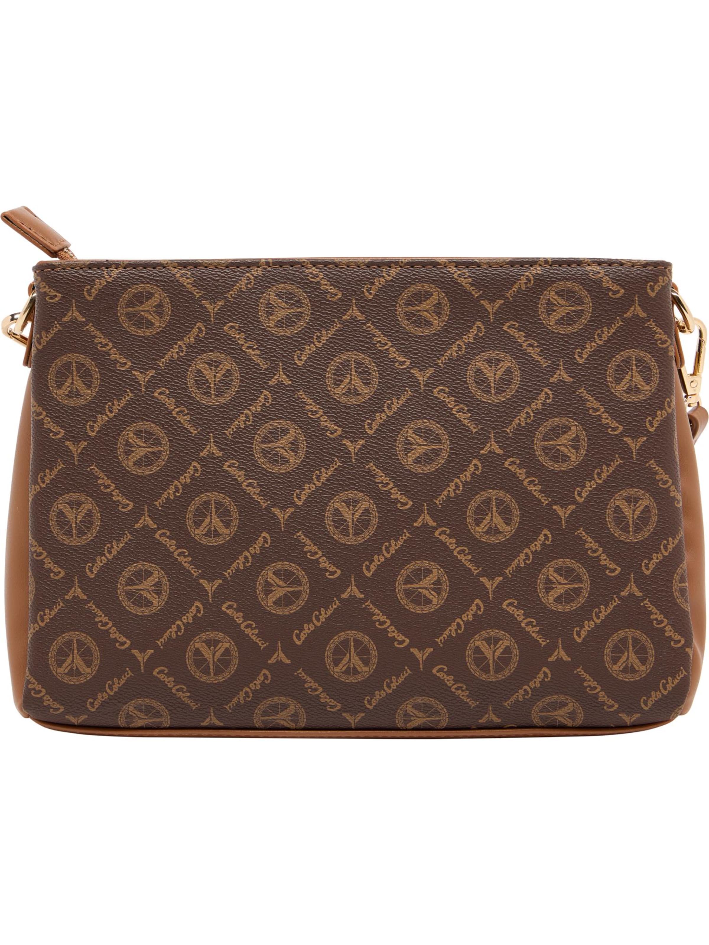 Carlo Colucci Schoudertas 'Farina' in Bruin