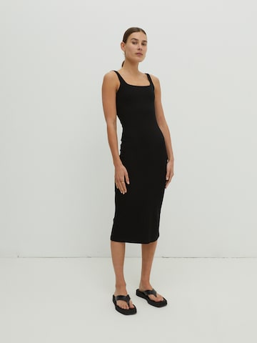 EDITED Knitted dress 'Quinn' in Black