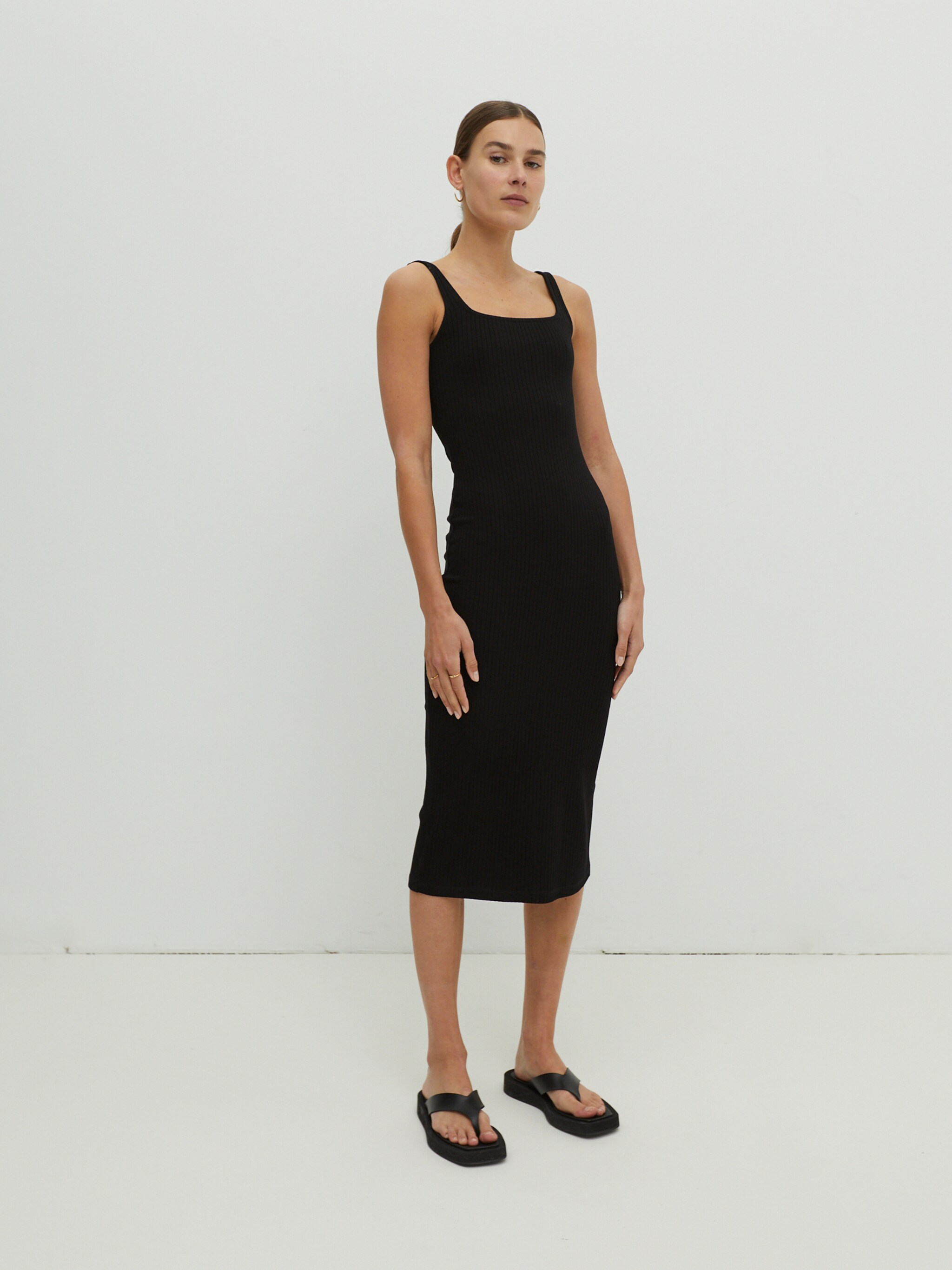 EDITED Produits Robes en maille 'Quinn' noir