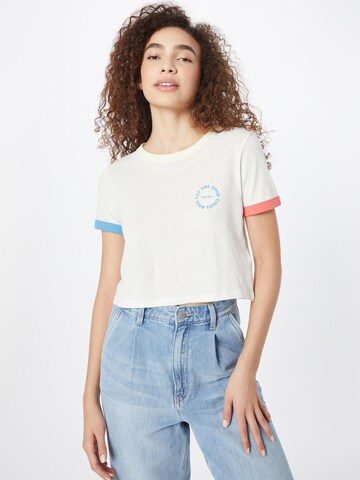 WRANGLER T-Shirt in Weiß: Vorderseite