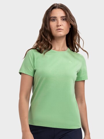 T-shirt fonctionnel 'Hohberg' Schöffel en vert : devant