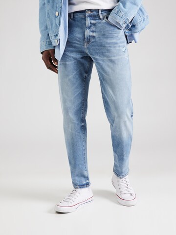 BOSS Tapered Jeans 'Onyx' in Blue: front