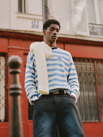 Pull&Bear Sweater 'STWD' in Blue