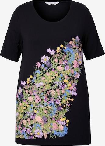 T-shirt MIAMODA en noir : devant