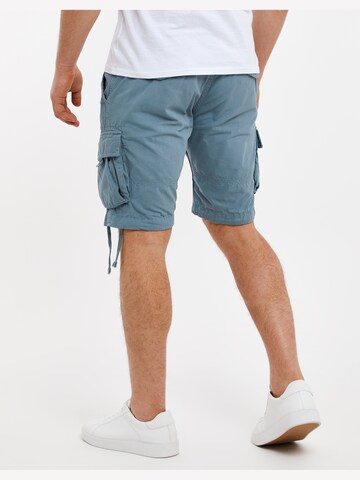 Threadbare - Regular Calças cargo 'Manchester' em azul