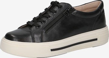 Baskets basses CAPRICE en noir : devant