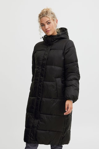 b.young Winter Coat 'Abela' in Black: front