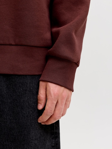 JACK & JONES Sweatshirt in Brown