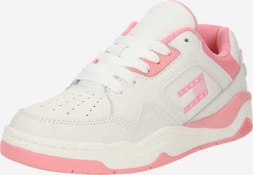 Tommy Jeans Sneakers 'Basket' in Pink: front