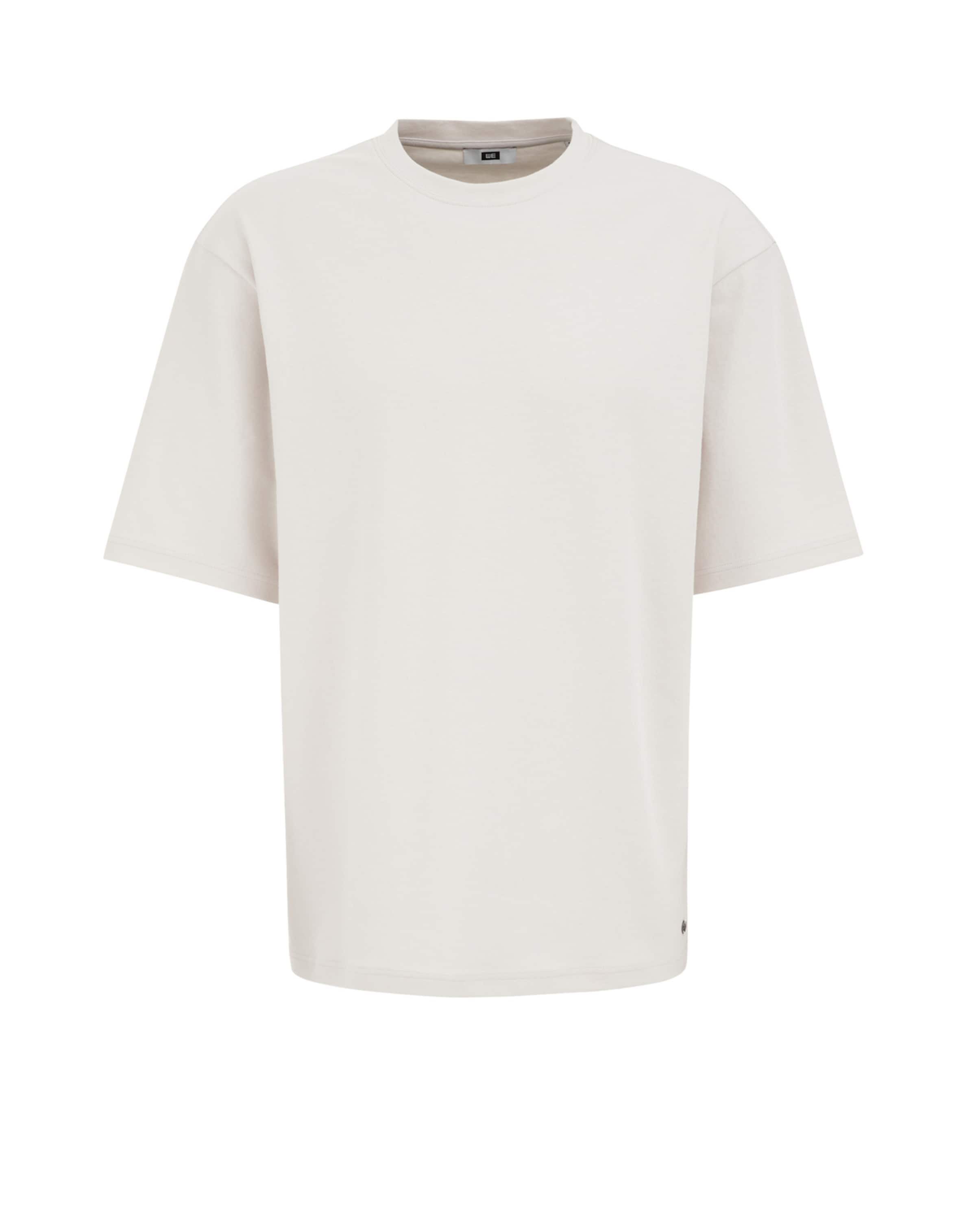 WE Fashion Тениска в бяло: отпред