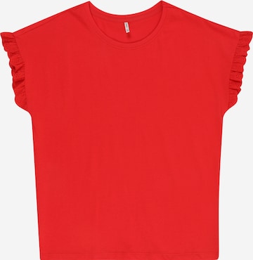 sarkans KIDS ONLY T-Krekls 'IRIS': no priekšpuses