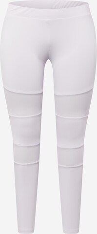 Urban Classics Leggings 'Tech Mech' in Lila: voorkant