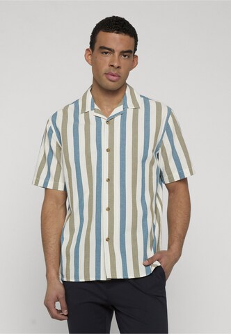 Coupe regular Chemise 'Cristoff' INDICODE JEANS en mélange de couleurs : devant