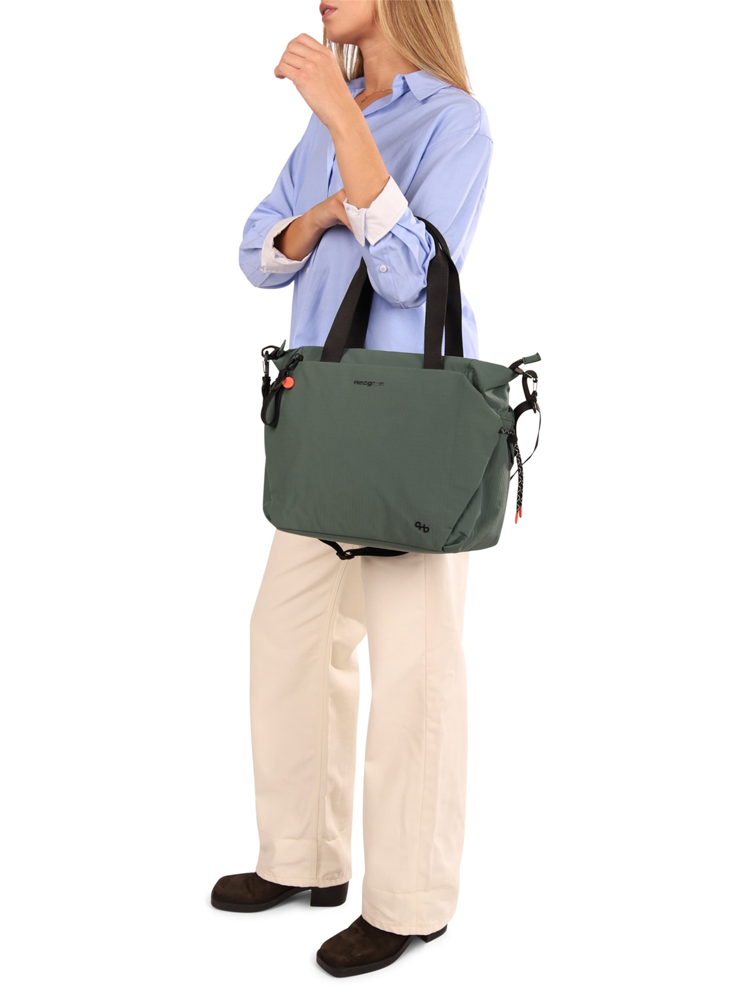 Shopper 'Satoshi' di Hedgren in verde: frontale