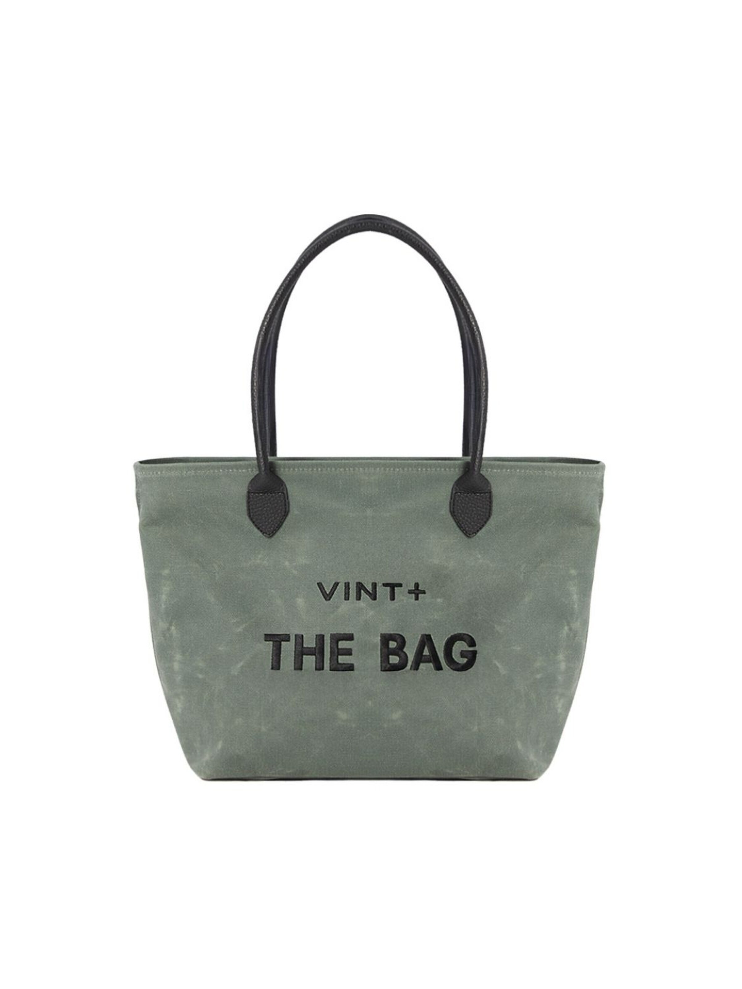 VINT+ Handbag 'Fine Bag Big' in Green: front