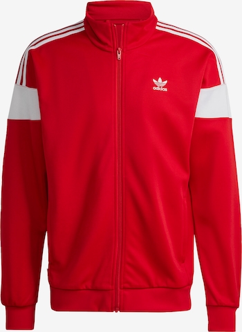 ADIDAS ORIGINALS Between-Season Jacket 'Adicolor Classics Cut Line' in Red: front