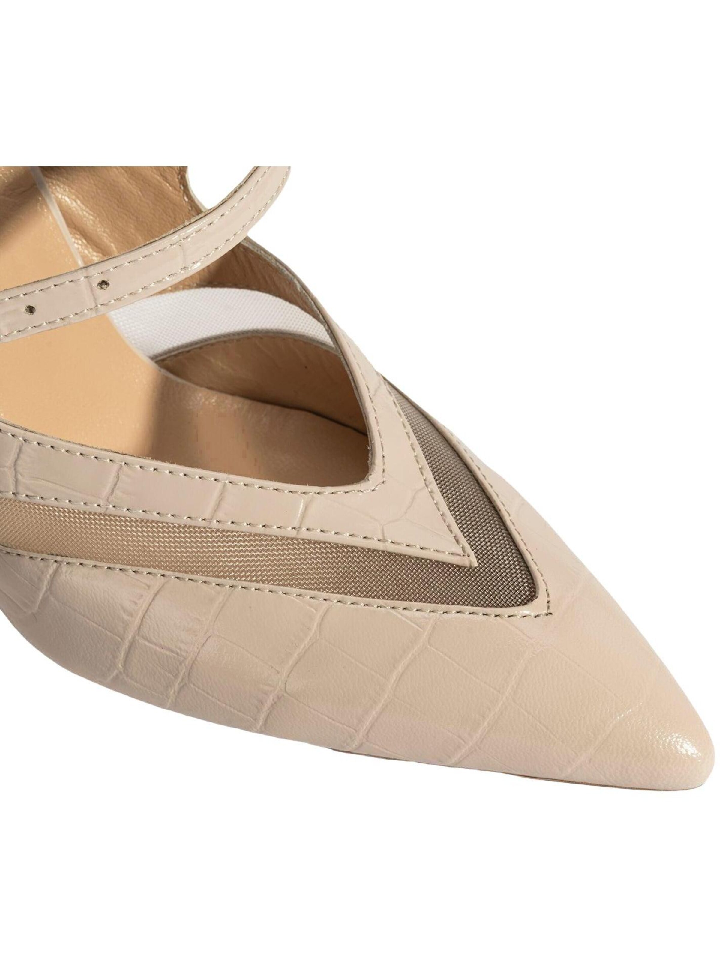 Desa Pumps 'Hausschuhe mit Absatz' in Wit