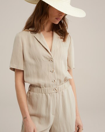 WE Fashion Jumpsuit i beige