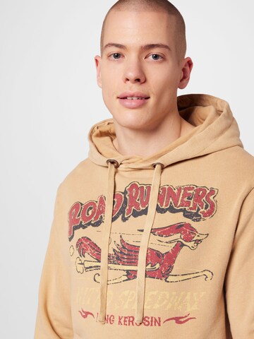 King Kerosin Sweatshirt 'Roadrunner' in Braun