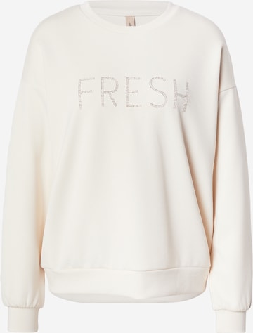 smėlio Soyaconcept Megztinis be užsegimo 'Banu': priekis