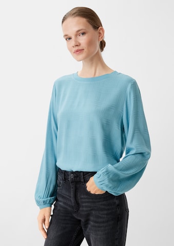 comma casual identity - Blusa em azul: frente