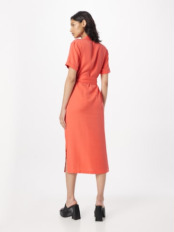 OBJECT - Vestido camisero 'ISABELLA' en naranja