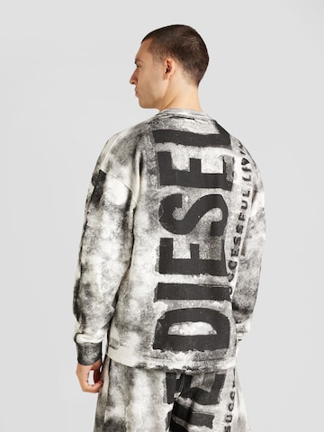 DIESEL Sweatshirt 'S-BUNT-BISC' i svart