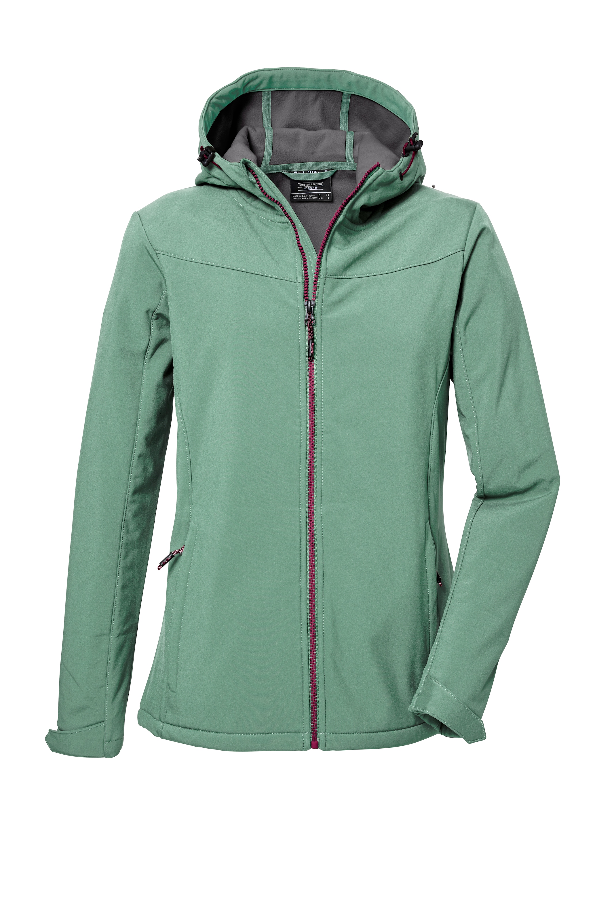 KILLTEC Outdoor Jacket in Green: front