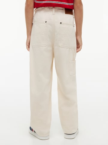TOMMY HILFIGER Loosefit Jeans 'WORKER' in Beige: terug