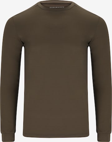 ENDURANCE Performance Shirt 'Hubend' in Green: front