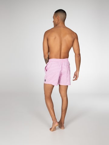 PROTEST Board Shorts 'SHARIF' in Pink