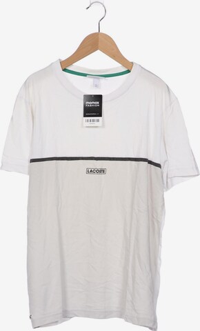Lacoste Sport Shirt in L in White: front