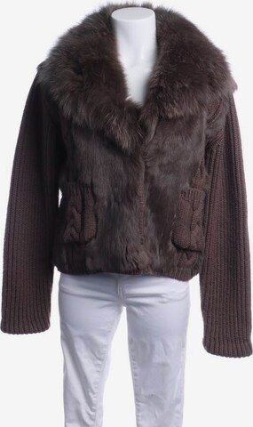 DOLCE & GABBANA Jacket & Coat in M in Brown: front