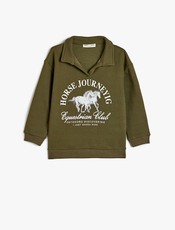 Koton Sweatshirt in Green: front