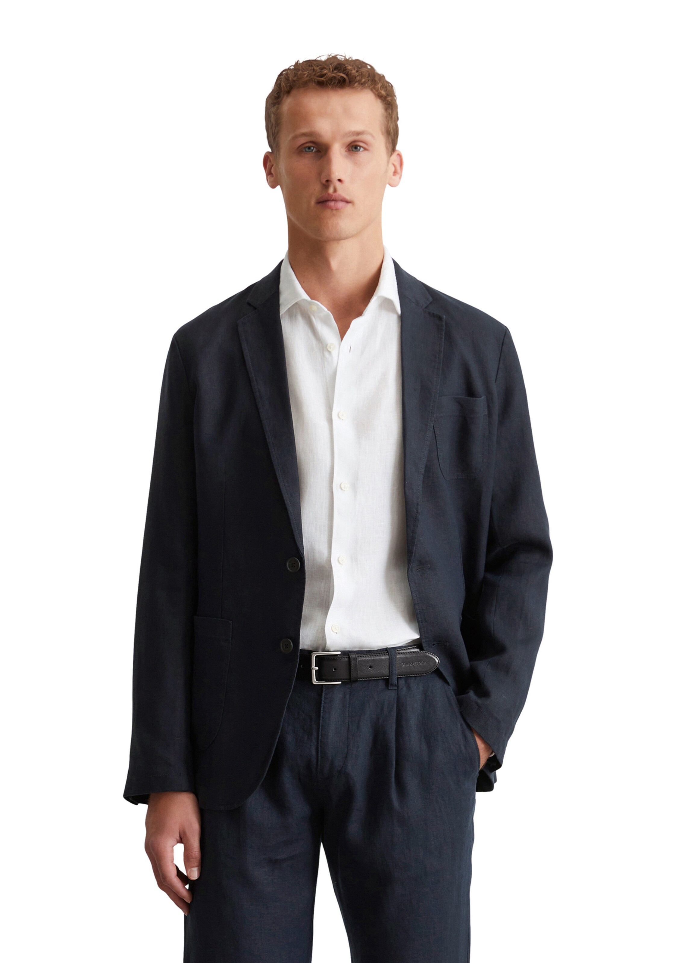Marc O'Polo Regular fit Blazer in Blue: front
