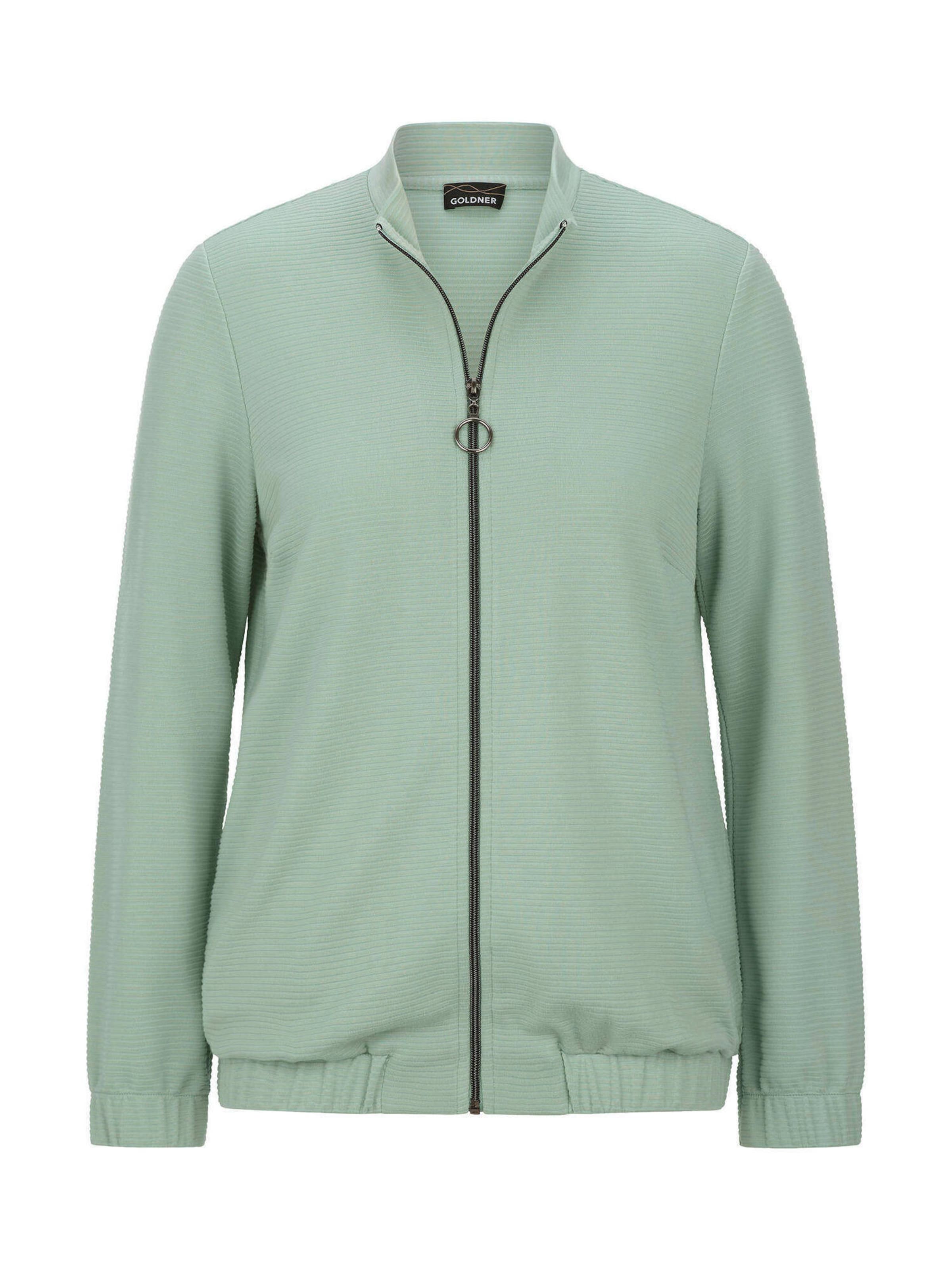 Goldner Between-season jacket in Green: front
