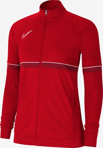 Giacca per l'allenamento di NIKE in rosso: frontale