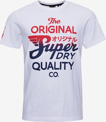 Superdry T-Shirt in Weiß: predná strana