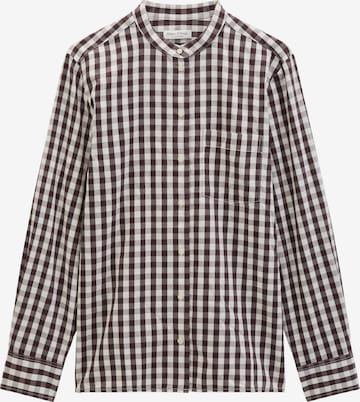 Marc O'Polo Blouse in Bruin: voorkant