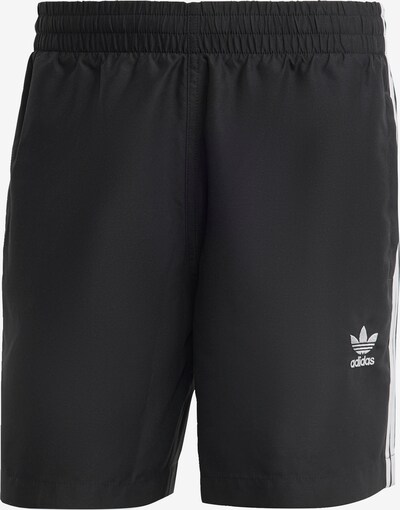 ADIDAS ORIGINALS Shorts de bain 'Adicolor 3-Stripes' en noir / blanc, Vue avec produit