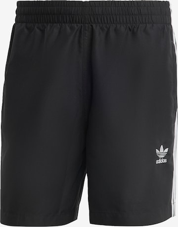 Pantaloncini da bagno 'Adicolor 3-Stripes' di ADIDAS ORIGINALS in nero: frontale