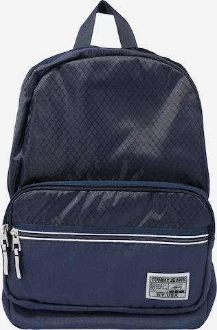 Tommy Jeans Backpack 'College' in Blue: front