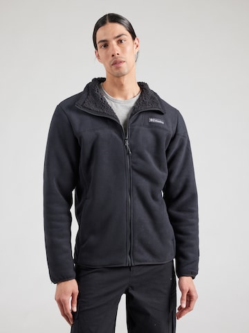 COLUMBIA Funktionele fleece-jas 'Pass' in Zwart: voorkant