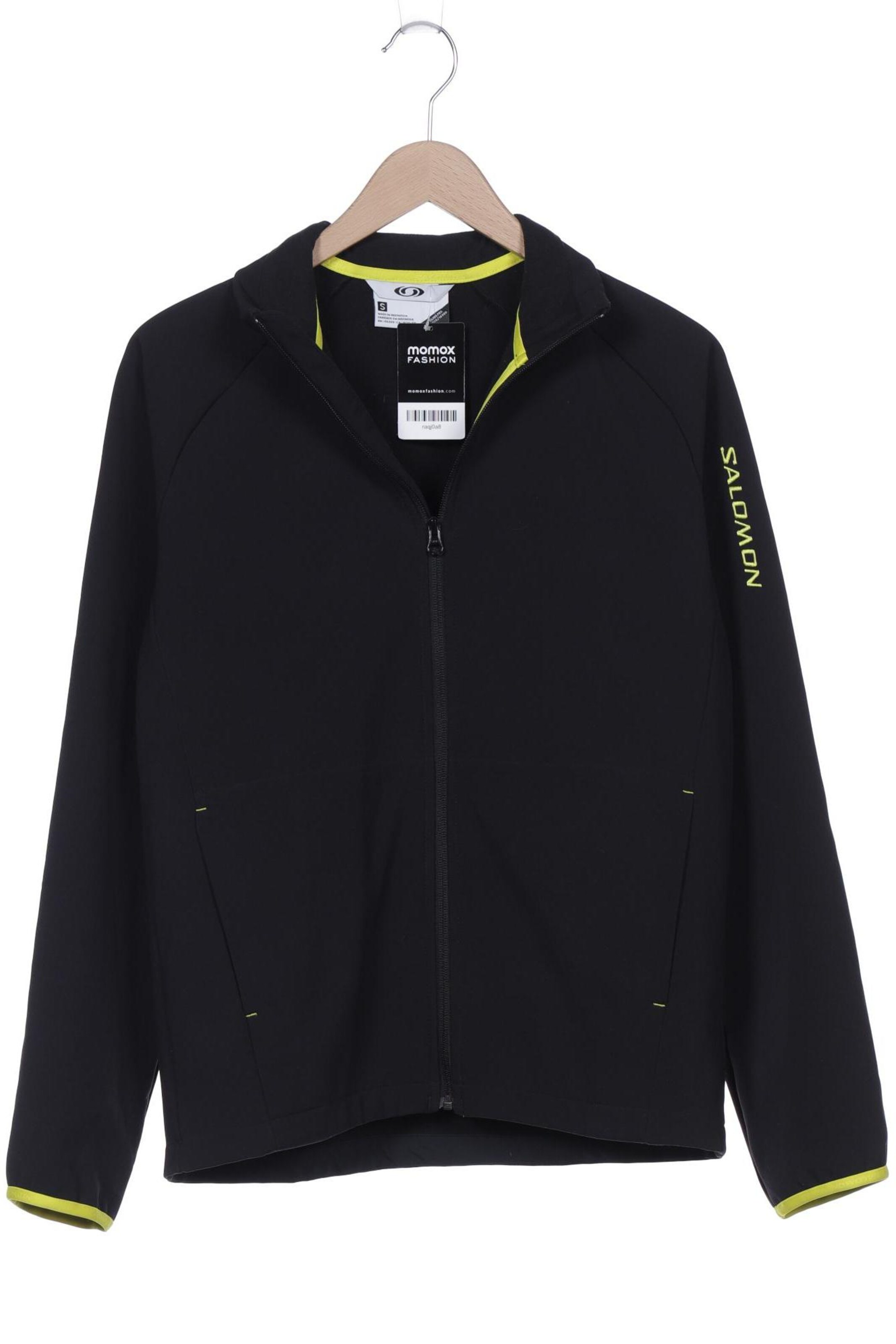 SALOMON Jacke S in Schwarz: Vorderseite