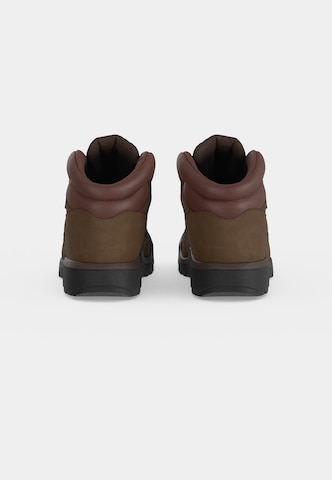 TIMBERLAND Boots med snörning i brun