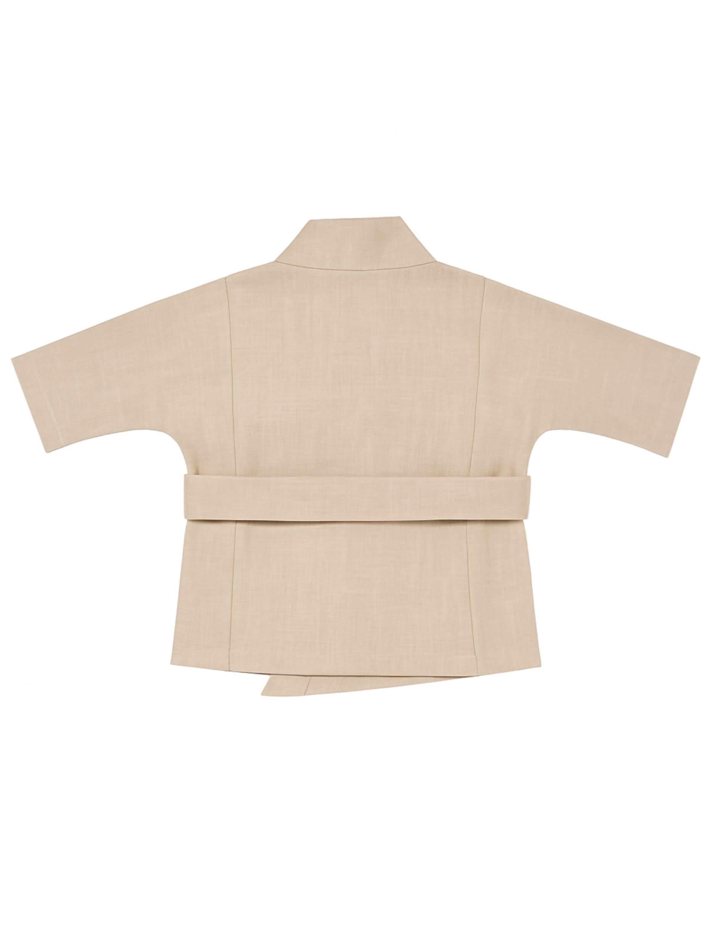 ZUBEK Shirt ''Kimono Ramie'' in Beige