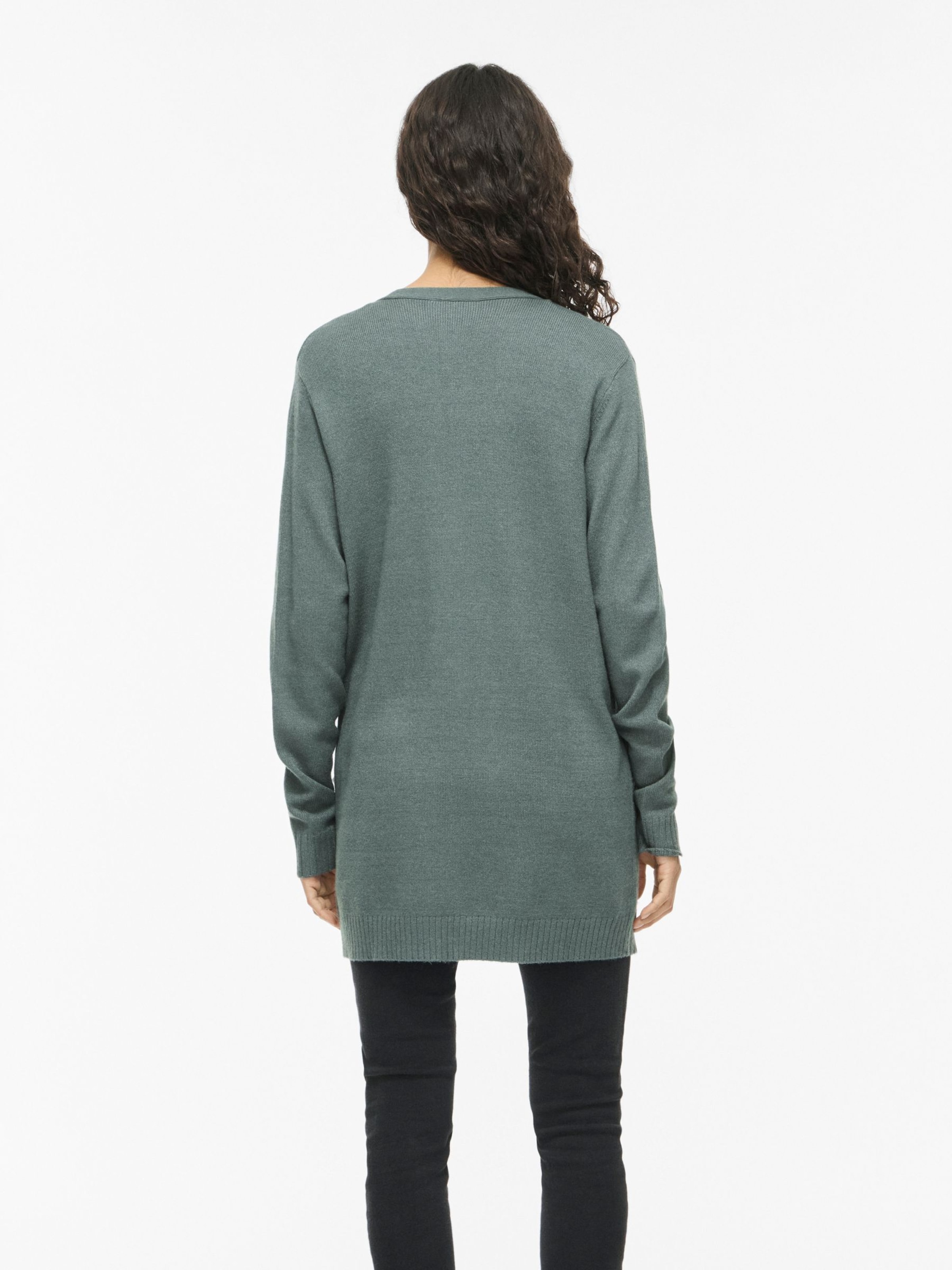 VILA Knit cardigan in Grey