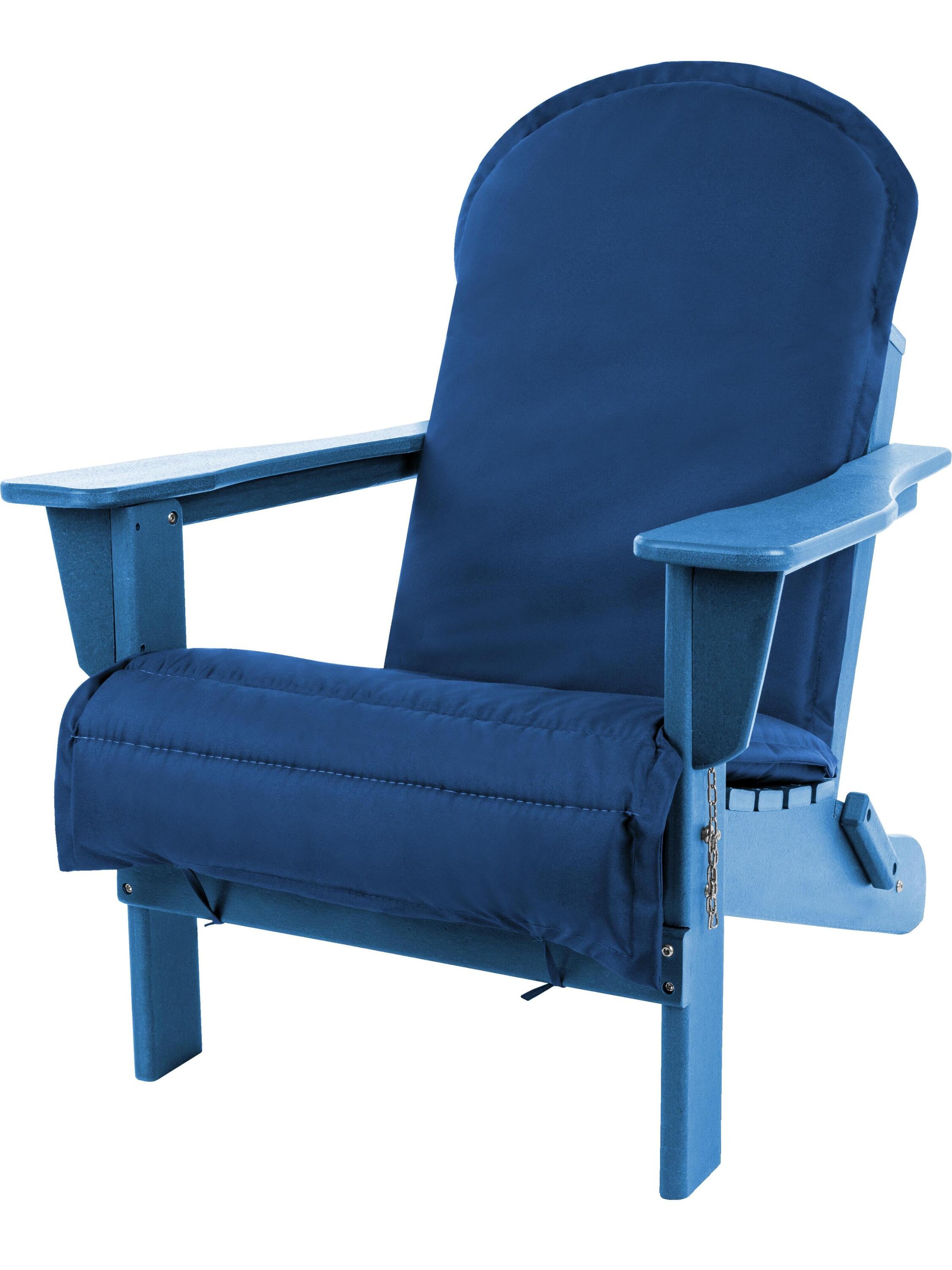 Aspero Zitmeubels 'Adirondack' in Blauw: voorkant