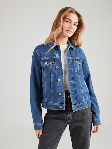 KARL LAGERFELD JEANS Φθινοπωρινό και ανοιξιάτικο μπουφάν σε μπλε: μπροστά